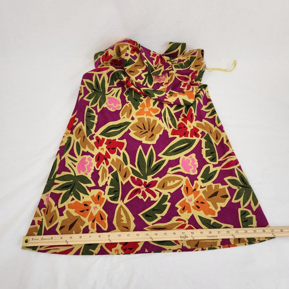 Vintage TALBOTS Fairy Cottagecore Tropical Multicolor Babydoll Dress Size 10. - Picture 16 of 16